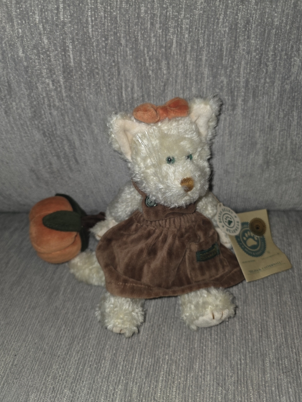Boyds Bears Bearwear Winnie Light Blue Coveralls With Tags